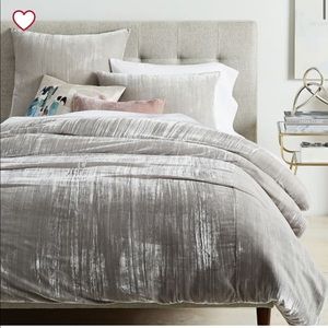 West Elm Velvet Duvet Cover & Shams